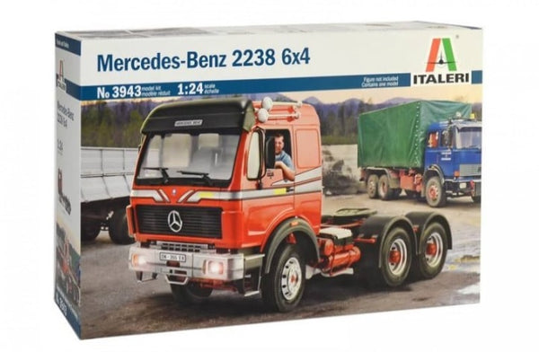 Italeri 1/24 Mercedes Benz 2238 6X4 truck lorry model kit