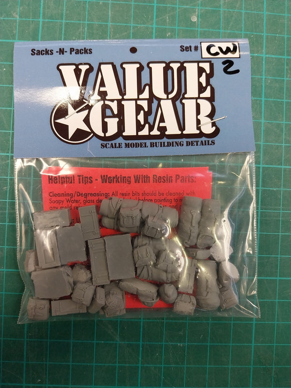 Valuegear 1/35 WW2 commonwealth stowage set #2