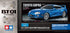 Tamiya 1/10 scale R/C model assembly kit Supra (JZA80) Metallic Blue Painted BT-01