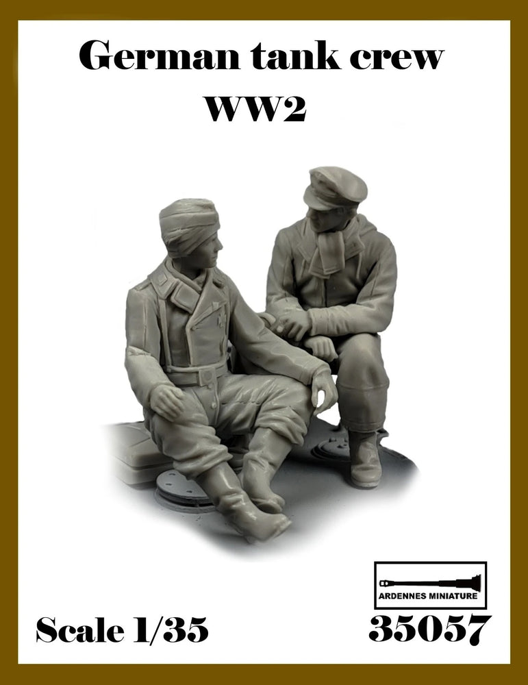 ARDENNES MINIATURE 1/35 German tank crew WW2