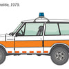 ITALERI 1/24 CARS Range Rover Police Car model kit
