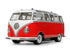 Tamiya R/C Volkswagen Type 2 T1 Red and White painted (M-06)