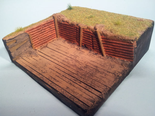 FoG Models 1/35 Scale - Trench - Vignette base 150mm x 150mm