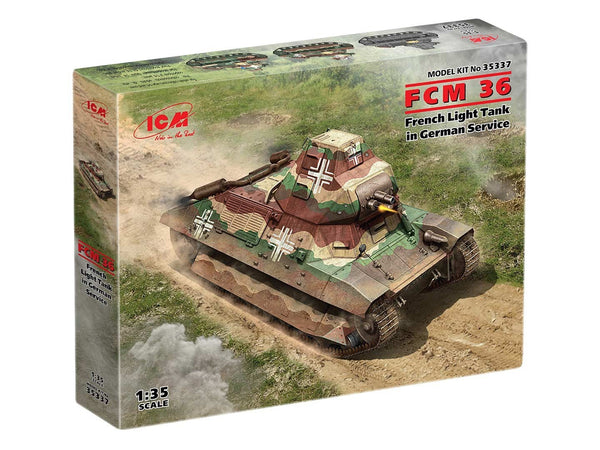 ICM 1/35 WW2 FCM 36, French Light Tank in German Service