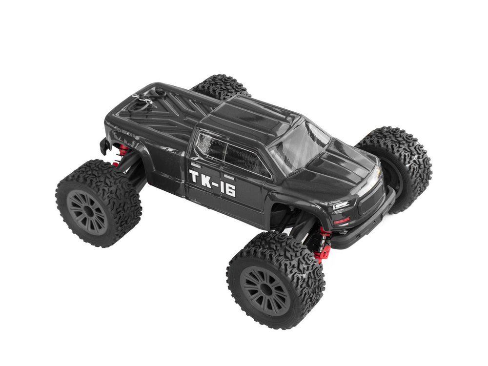 PD RACING 1:16 RTR TK-16 Brushed RC Truck (Black) 1:16