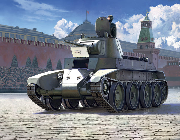 ZVEZDA 1/100 scale ART OF TACTIC BT-7M Soviet Cavalry Tank