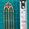 1/35 scale laser cut wooden Small Church windows (4 pcs)