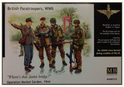 Masterbox 1/35 scale WW2 British Paratroopers 1944 Kit 1