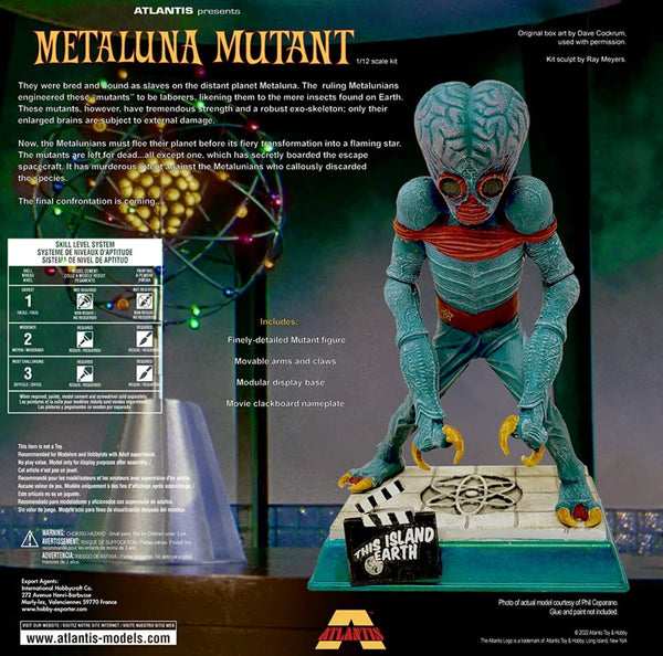 Atlantis 1:12 Metaluna Mutant Kit plastic assembly model kit