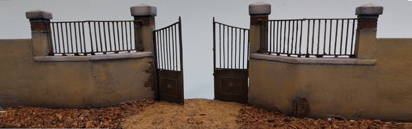 FoG Models 1/35 Scale 1/35 Scale Yard entrance with gate and railings