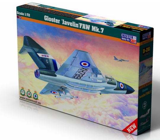 MisterCraft 1:72 Gloster Javelin FAW Mk.7