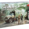 ICM 1/35 Chernobyl#1. Radiation Monitoring Station (ZiL-131KShM truck & 5 figures & diorama base with background)