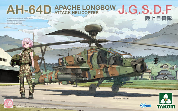 Takom 1/35 AH-64D Apache Longbow Attack Helicopter J.G.D.S.F.