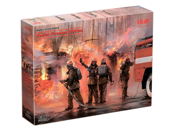 ICM 1/35 scale Soviet Firemen (1980s)