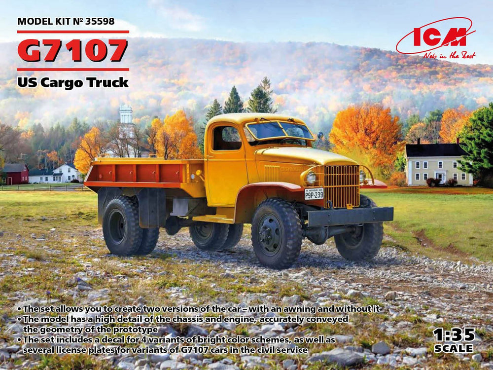 ICM 1/35 scale lorry G7107, U.S. Cargo Truck