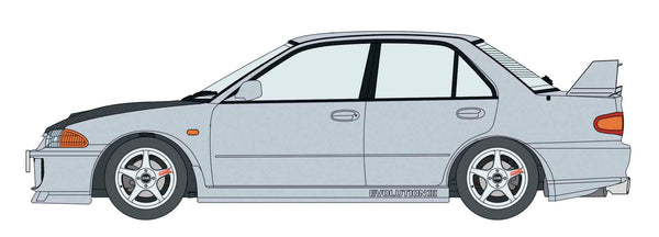 Hasegawa 1/24 scale Mitsubishi Lancer GSR Evolution III car model Kit