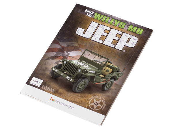 IXO COLLECTIONS Full Kit WW2 US Willys & Acc. 1/8 Scale Metal Kit