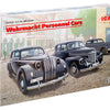 ICM 1/35 WW2 German Wehrmacht Personnel Cars (Kadett K38 Saloon, Kapitan Saloon, Admiral Saloon)
