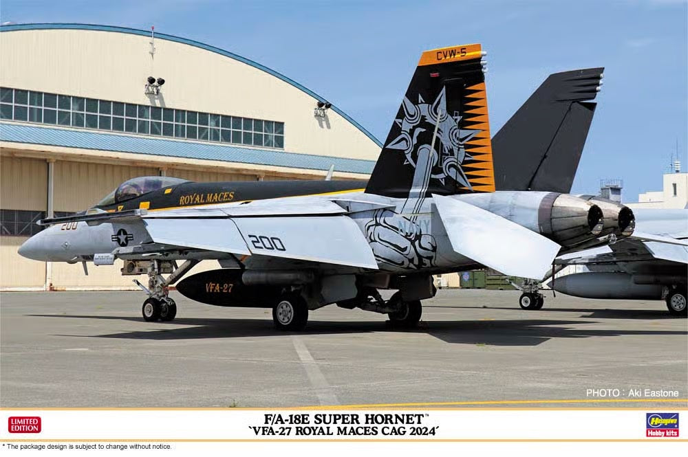 Hasegawa 1:48 F/A-18E SuperHornet VFA-27 Royal Maces Cag 2024 Kit