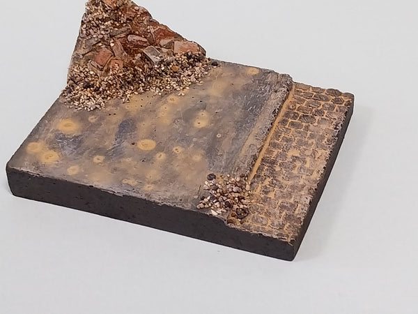 FoG Models 1/35 scale Figure display base and wall 130mm x 90mm