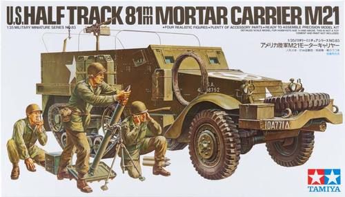 Tamiya 1/35 WW2 US Mortar Carrier M21 halftrack model kit **PREORDER**