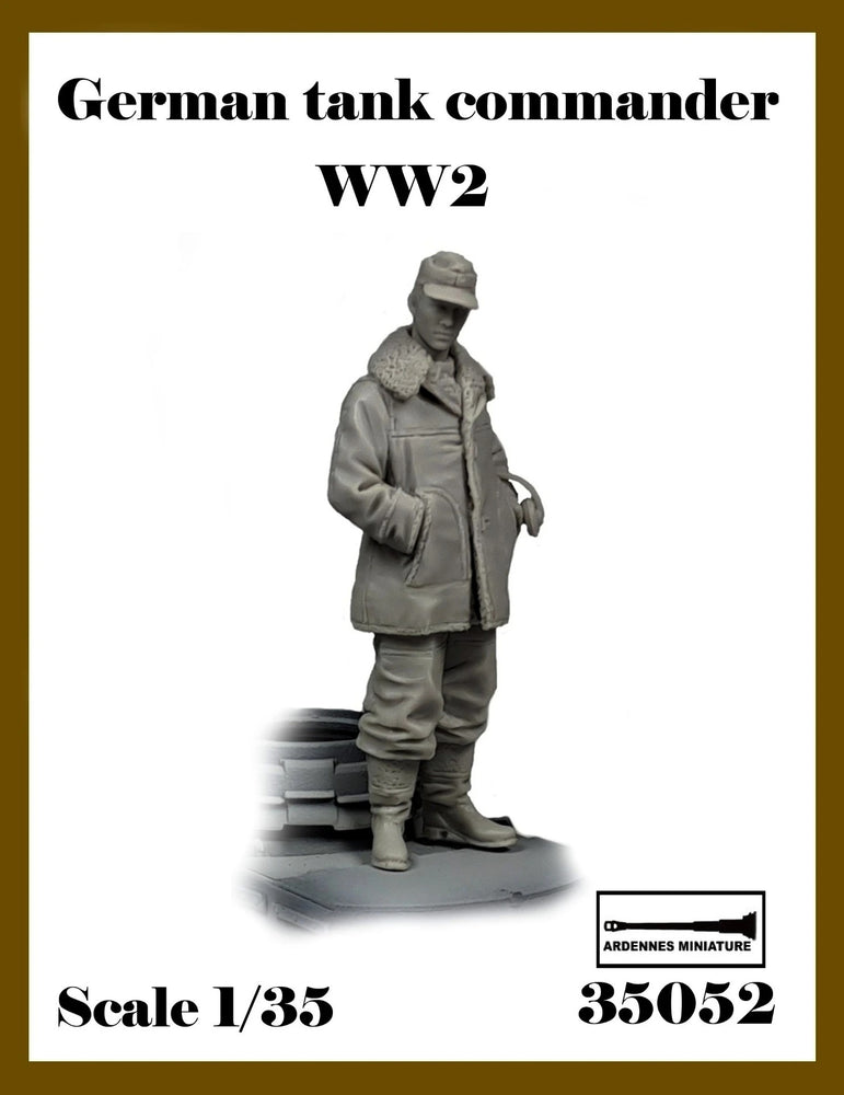 ARDENNES MINIATURE 1/35 German tank commander WW2