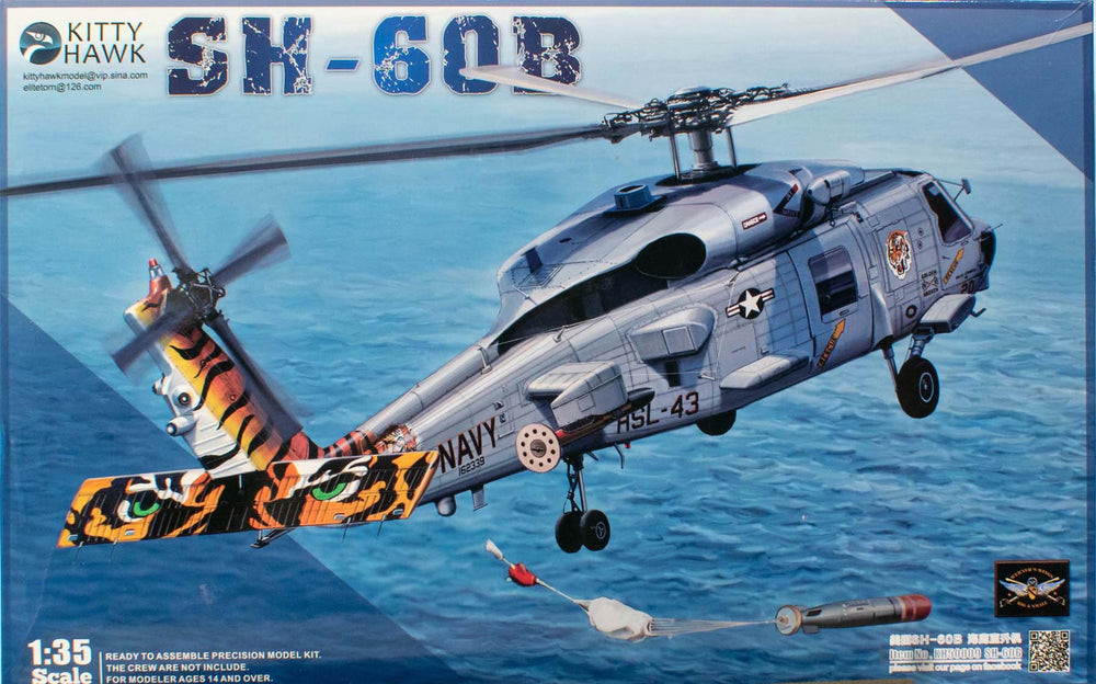 KITTY HAWK 1/35 Scale SH-60B Seahawk helicopter model kit