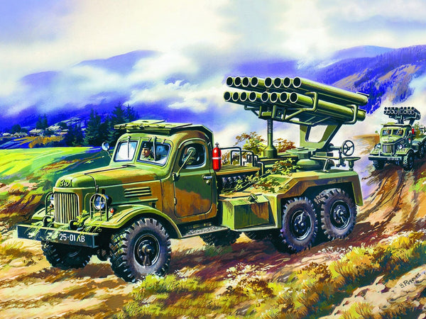 ICM 1/72 Russian BM-14-16, Multiple Launch Rocket System on ZiL-157 base