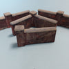 FoG models 1/35 scale Brick garden wall diorama Set #1