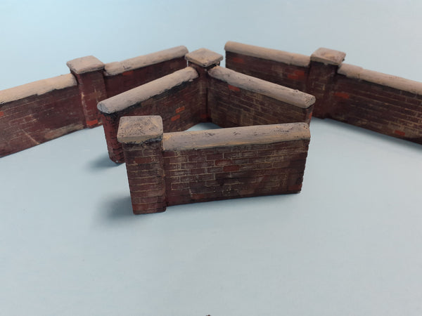 FoG models 1/35 scale Brick garden wall diorama Set #1
