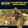 Warlord Games 28mm - Bolt Action WW2 German Fallschirmjager Squad (Tropical Uniform)