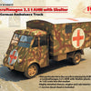 ICM 1/35 WW2 Lastkraftwagen 3,5 t AHN with Shelter, WWII German Ambulance Truck
