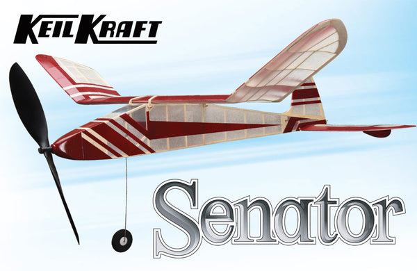 KeilKraft Senator Kit - 32" Free-Flight Rubber Duration