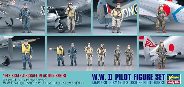 Hasegawa 1:48 WWII Pilot Figure Set