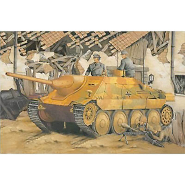 Dragon 1/35 Scale WW2 German Hetzer Command Version tank model kit