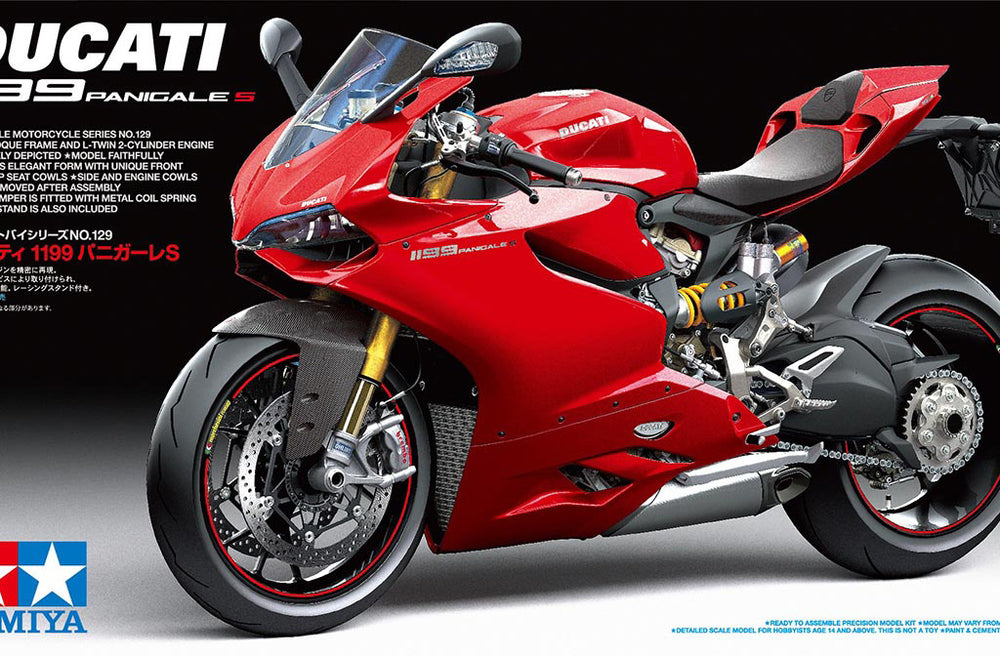 TAMIYA 1/12 Scale BIKES DUCATI 1199 PANIGALE S motorbike model kit