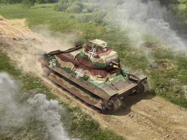 ICM 1/35 WW2 FCM 36, French Light Tank in German Service