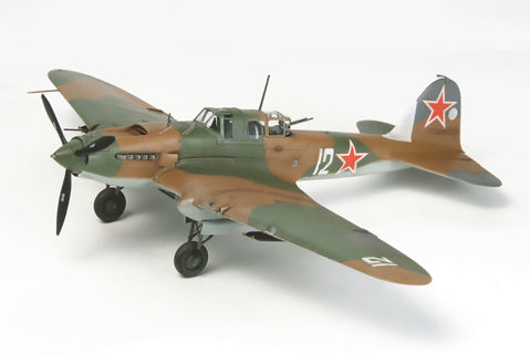 TAMIYA 1/72 Scale AIRCRAFT WW2 Russian Soviet ILYUSHIN IL-2 SHTURMOVIK