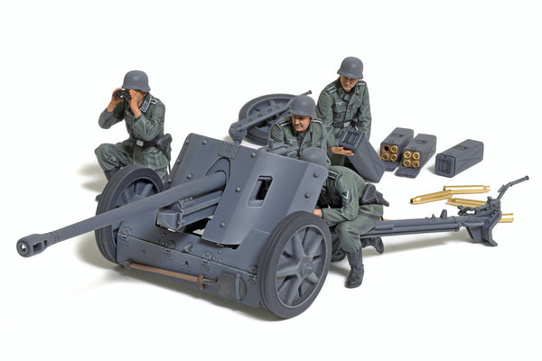 Tamiya 1/35 Scale WW2 German Anti-Tank Gun 5cm Pak 38 with crew
