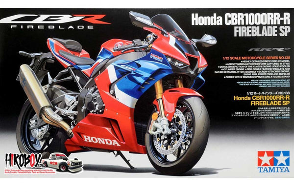 Tamiya 1/12 Scale BIKE HONDA DBR 1000 RR-R FIREBLADE motorbike model kit