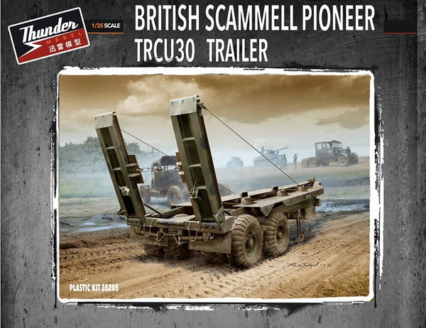 Thunder Model 1/35 WW2 British Scammell Pioneer 30ton Trailer TRCU30