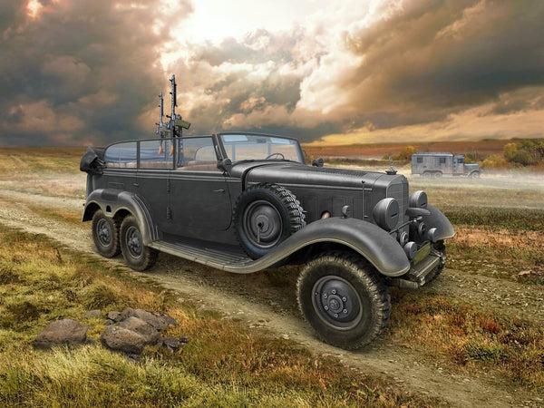 ICM 1/35 WW2 G4 with armament, WWII German Car