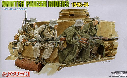 Dragon 1/35 WW2 German WINTER PANZER RIDERS (1943-44)