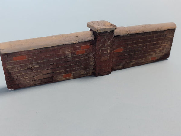 FoG Models 1/35 scale Brick garden wall Straight 145mm x 40mm