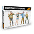 AK-Interactive 1/35 scale Modern Hunting and fishing figures