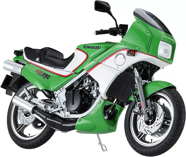 Hasegawa 1:12 Scale Kawasaki KR250 (KR250A) motorbike model kit