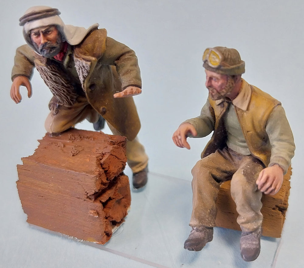 1/35 scale WW2 British LRDG jeep crew #2