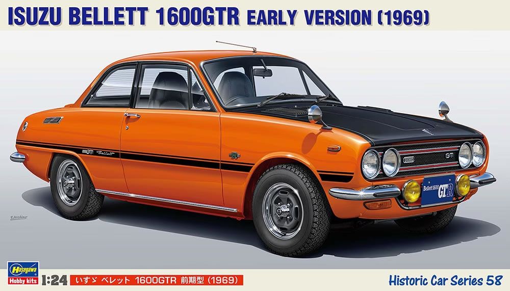 Hasegawa 1:24 1969 Isuzu Bellett 1600GTR Early Version Kit