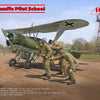 ICM VEHICLES 1:35 Luftwaffe Pilot School (Hs 123A Training Biplane & 3 Figures)