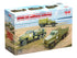 ICM DIORAMA SETS WWII U.S. Military Vehicles, G7117, Studebaker US6-U3, Studebaker US6-U5 (Set of 3 Trucks)